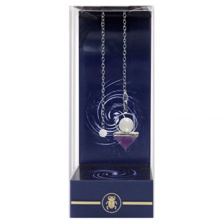 Premium Amethyst Pyramid Pendulum Švytuoklė Lo Scarabeo